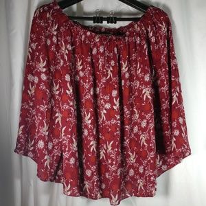 Ella Moon Womens medium Amilya Off-the-Shoulder Pl